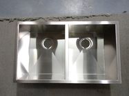 Retail Handmade Brushed Stainless Steel Sink Undermount / Double Stainless Steel kitchen Sink