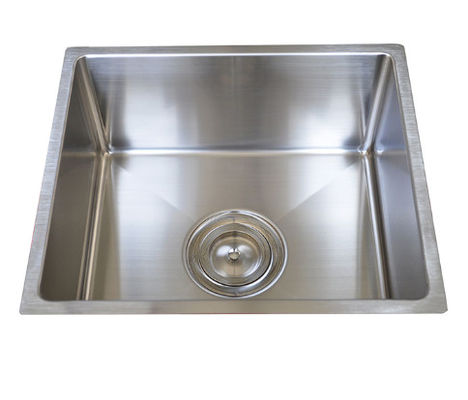 32 Inch Above Counter Undermount Stainless Steel Kitchen Sink SUS 304 R15 Corner / Offset Stainless Steel Kitchen Sink
