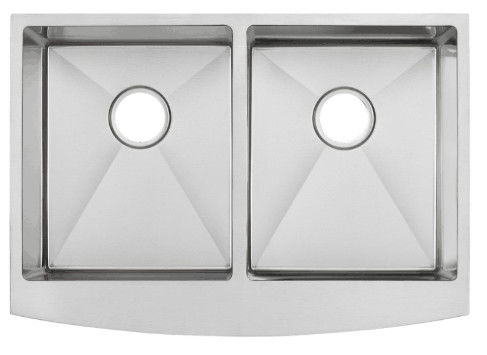Modern Commercial Undermount Stainless Steel Kitchen Sink US Standard Size