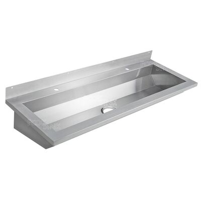 Durable Stainless Steel Laundry Wash Trough Suitable for Commercial Laundry Facilities and Industrial Cleaning Needs