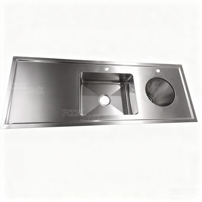 Custom Sluice Hopper Sink for Hospital Clinic Lab Lavamanos Quirurgico Acero 316 Wall Mount Scrub Sink 304 Stainless Steel Workstation Hand Wash Basins 1600x560mm