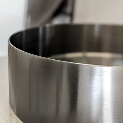 Copper Gold Bathroom Sink With Brushed Round 304 Stainless Steel Sinks Customized top Mount High-End PVD Washbasin for toilet